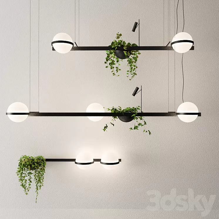 Lighting PALMA Vibia 3D Model