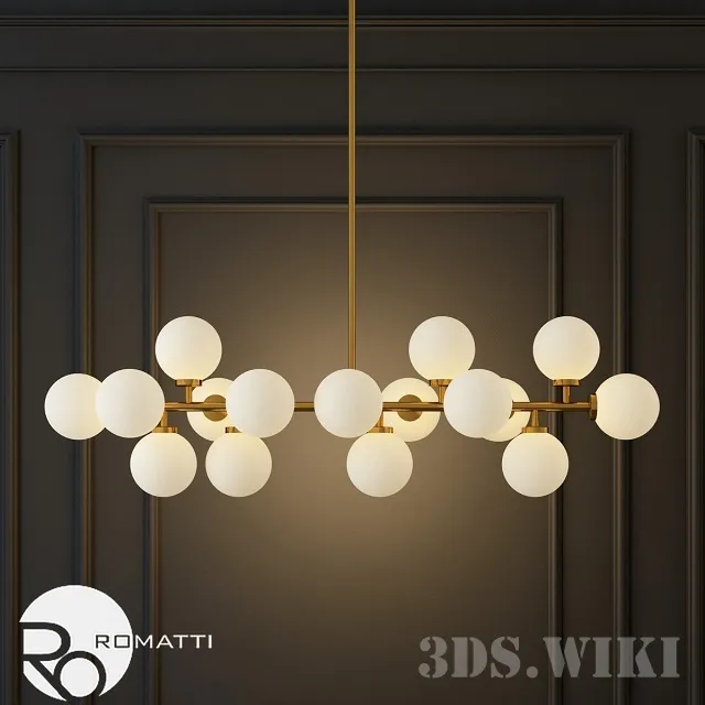 lighting - Pendant lamp (chandelier) Mimosa from Atelier Areti 3D Model