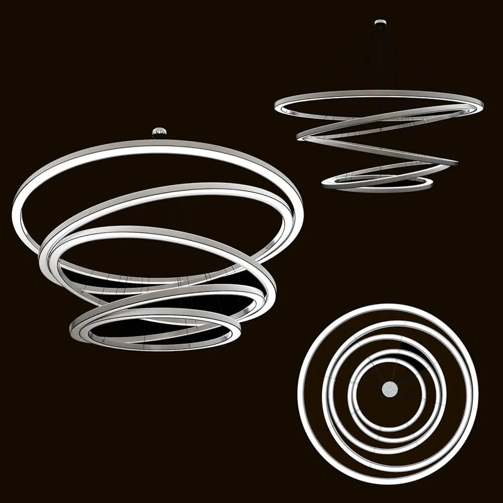 lighting - Pendant lamp (chandelier) Toccata 3D Model