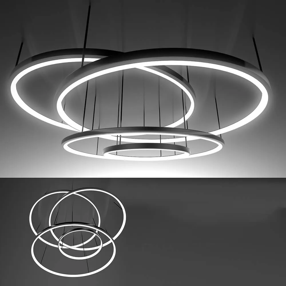 lighting - Pendant lamp Circolo Light 3D Model