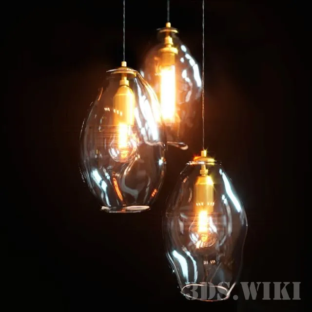 lighting - Pendant lamp Organic Large 3D Model