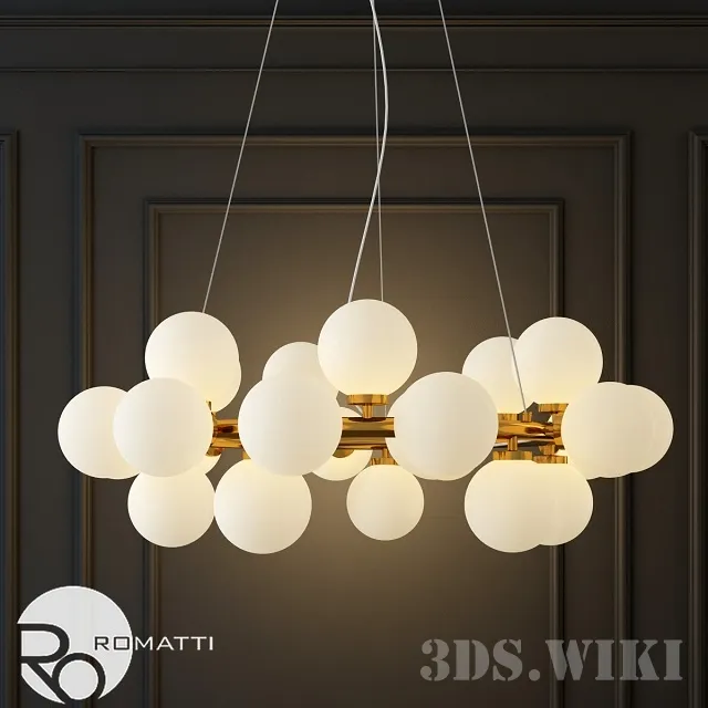 lighting - PENDANT LIGHT THE MIMOSA PENDANT BY ATELIER ARETI 3D Model