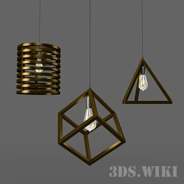 lighting - Pendant lights 3D Model