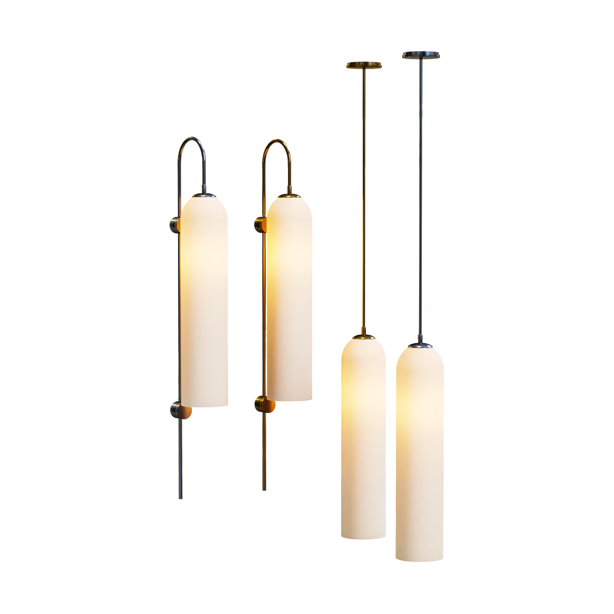 lighting - Pendant set Articolo lighting 3D Model