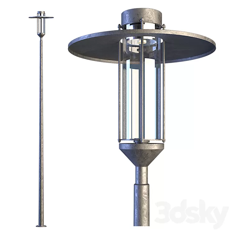 Lighting pole 2 3D Model
