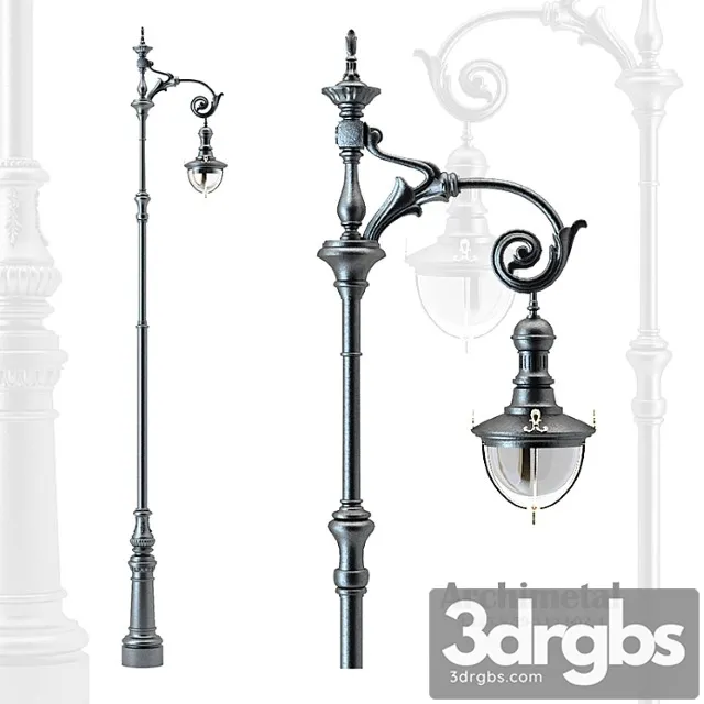 Lighting poles Archimetall 3D Model Download