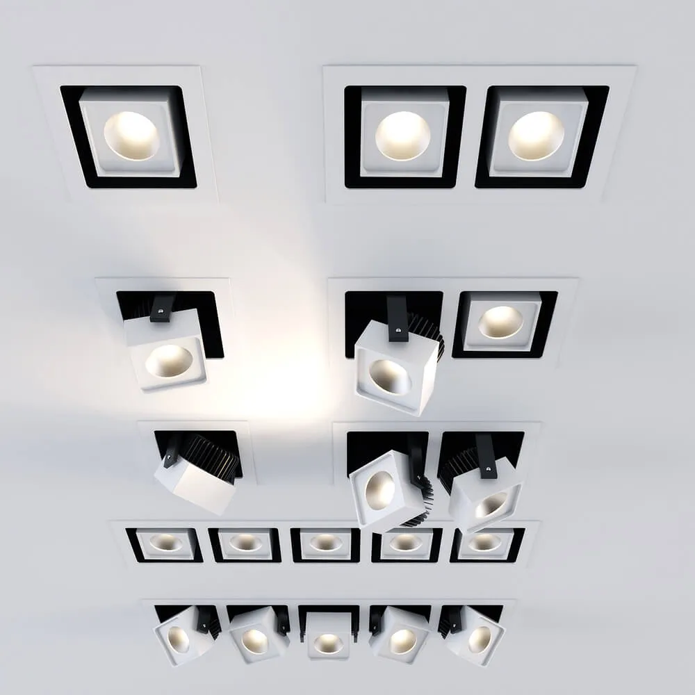 lighting - Recessed luminaires for technical lighting 3D Model