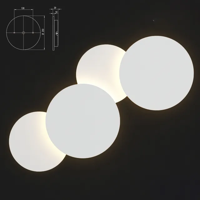 lighting - Sconce Eclipse 3D Model