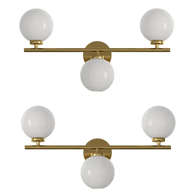 lighting - Sconce wall lamp bubble Triple 3D Model