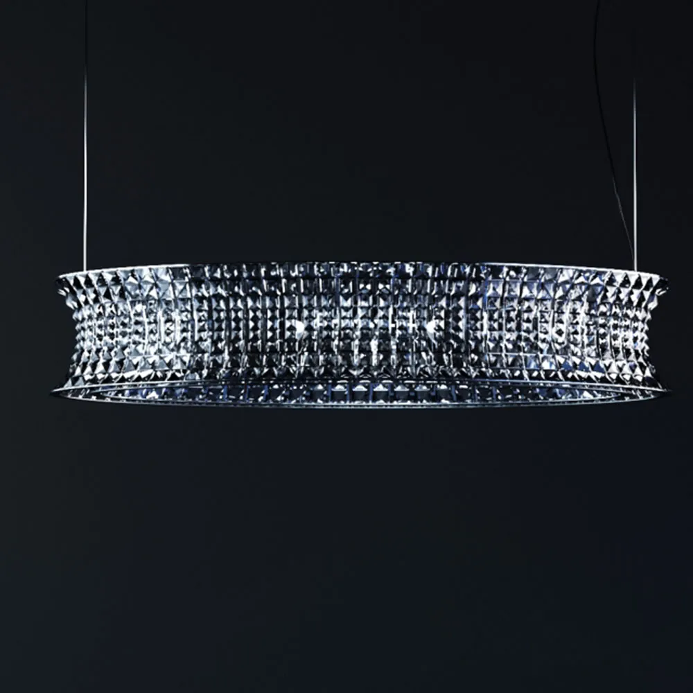 lighting - Silver chandelier Marchetti Illuminazione RING SO G 3D Model