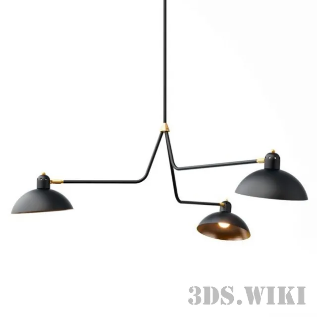 lighting - Suspension by Lambert et Fils 3D Model