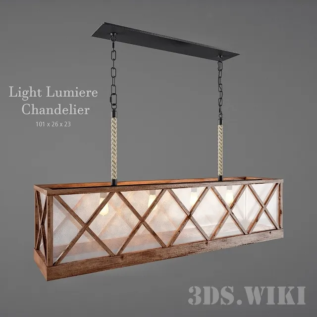lighting - Suspension Lumiere Restoration Warehouse 3D Model