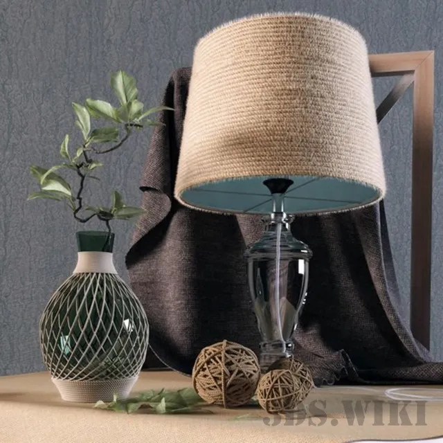lighting - Table lamp and decor 3D Model