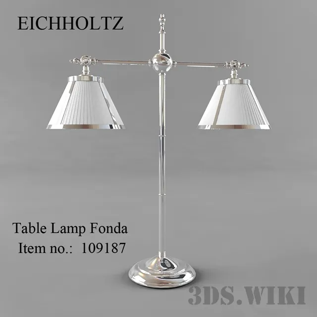 lighting - Table Lamp Fonda Eichholtz 3D Model