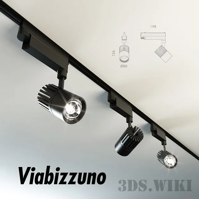 lighting - Technical lighting - Viabizzuno Eco 3D Model
