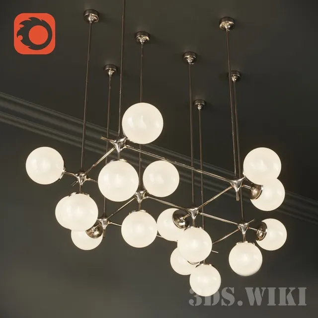 lighting - TribecaLoft Chandelier Maximum 3D Model