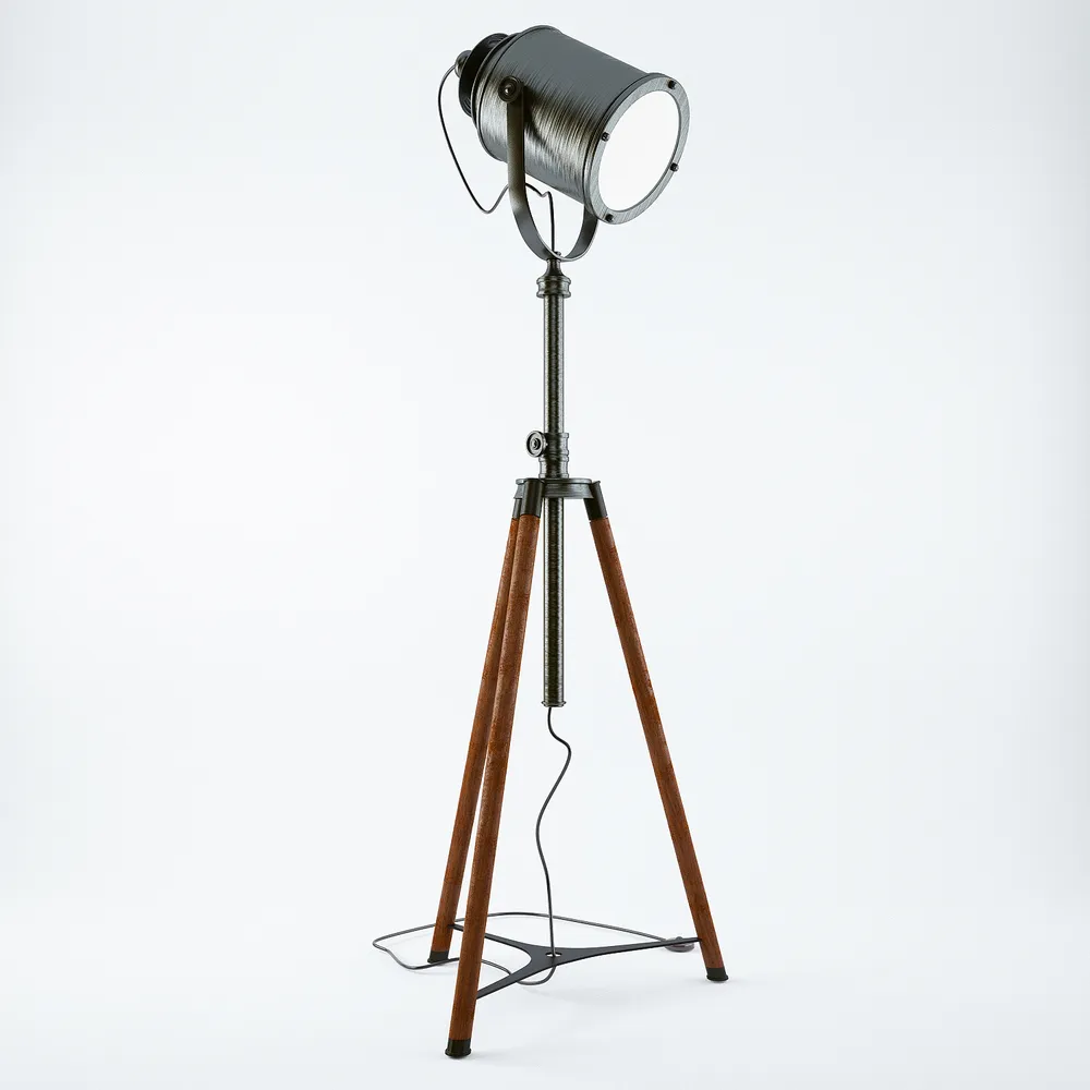 lighting - Tripod floor lamp 04 3D Model