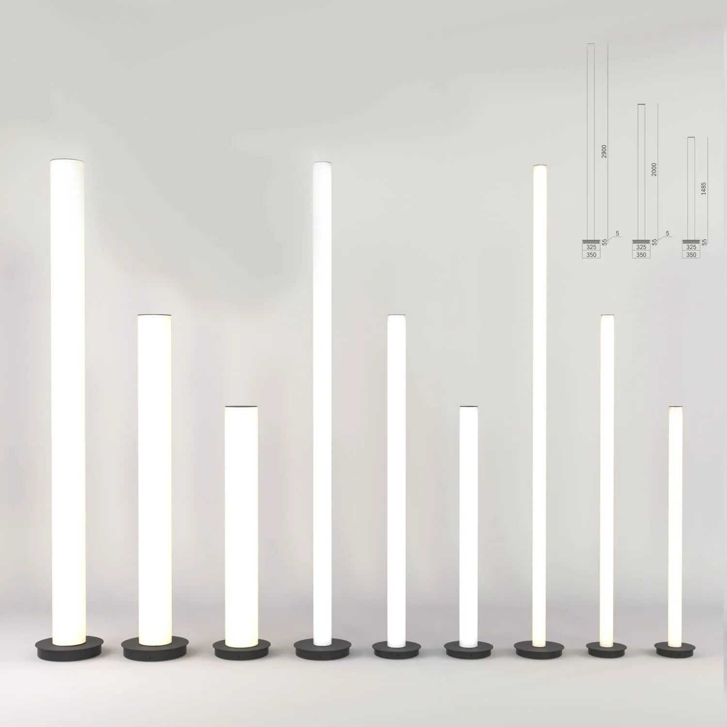 lighting - Tru-ba vertical F 3D Model