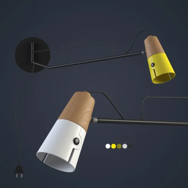 lighting - Universo Positivo Cone Wall Lamp 3D Model