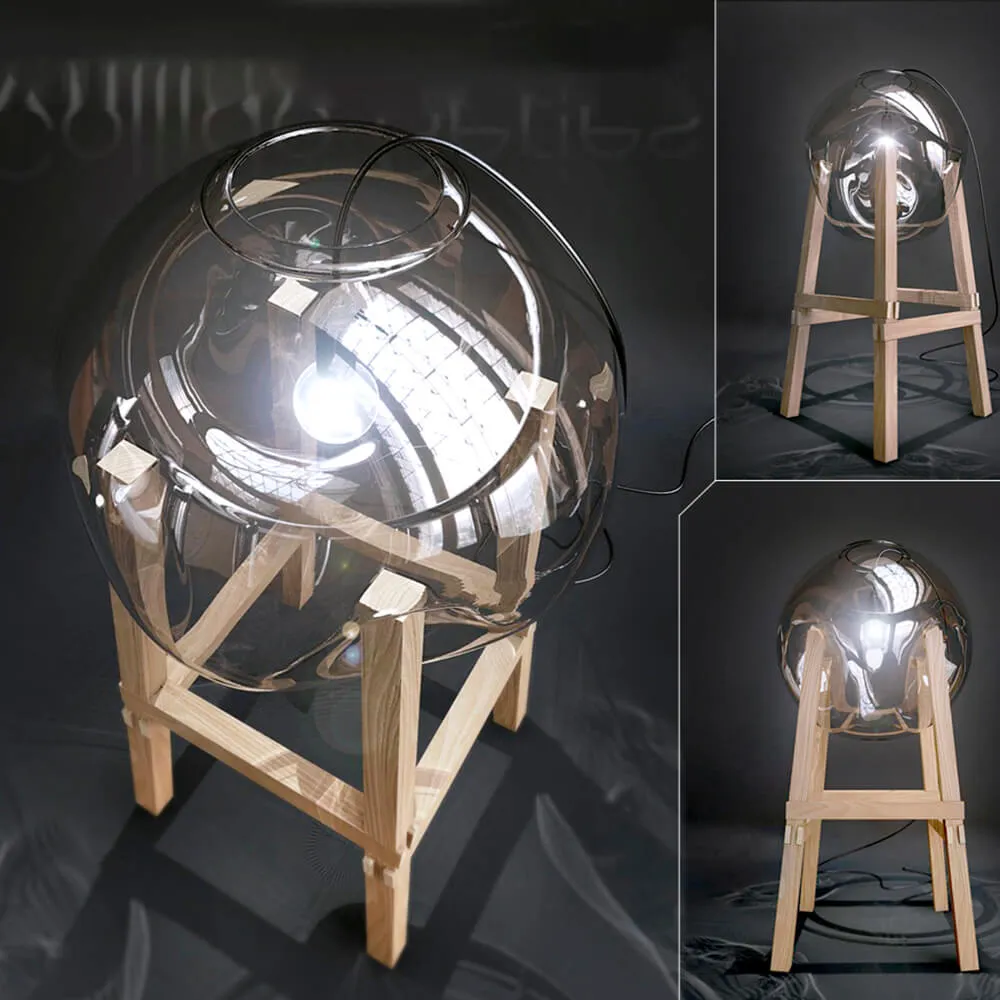 lighting - Unusual bubble- lamps from the Collide series. 3D Model