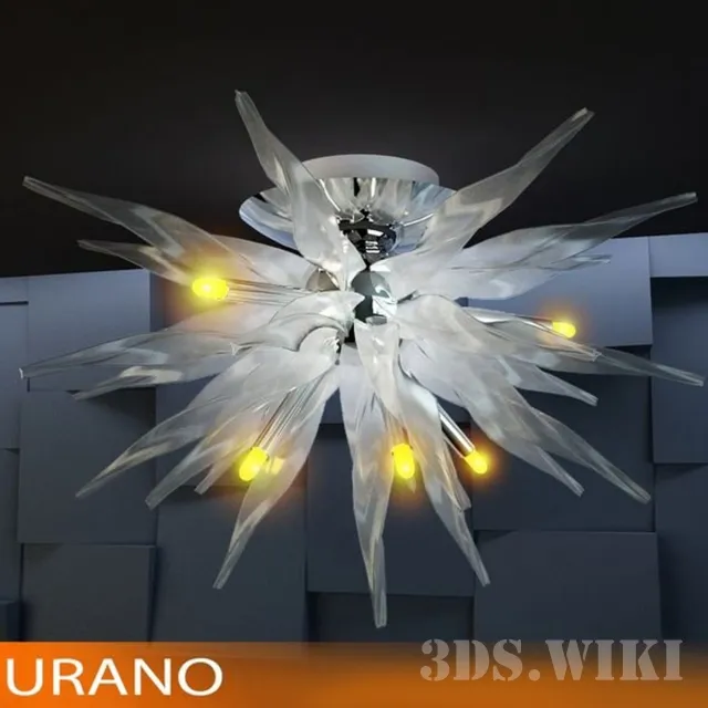 lighting - Urano chandelier 3D Model