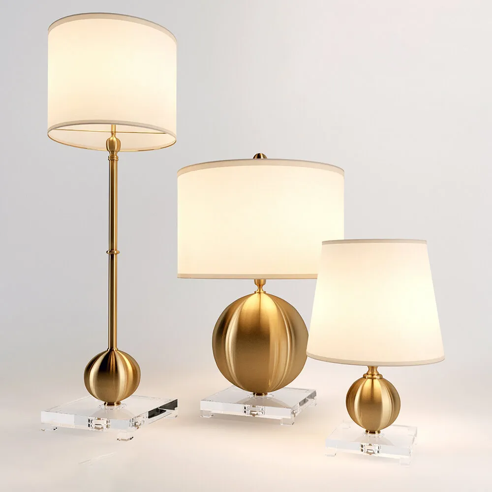 lighting - Uttermost table lamp set 3D Model