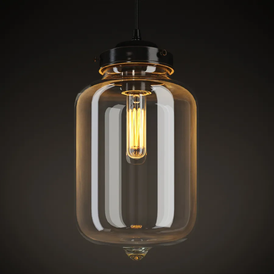 lighting - Vijay Cupping-Glass chandelier CH090-1 3D Model