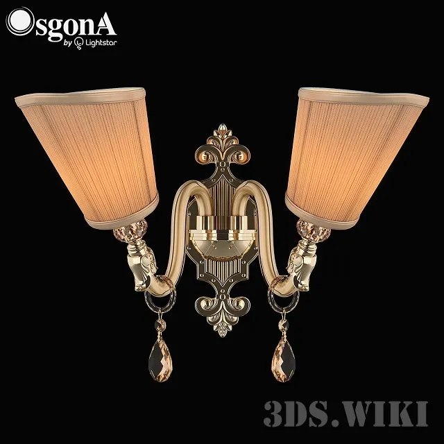 lighting - Wall lamp Osgona Guarda 692622 3D Model