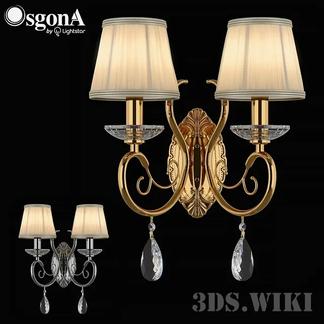lighting - Wall lamp Osgona Ricerco 693622/693624 3D Model