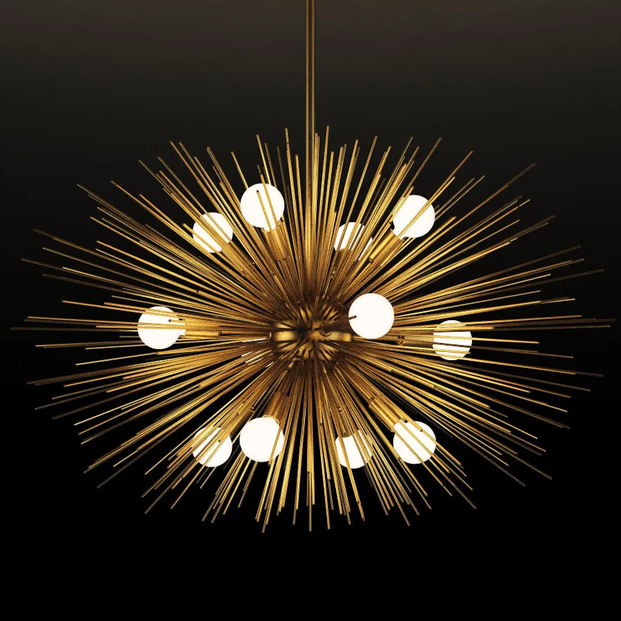 lighting - Zanadoo small chandelier 2 3D Model