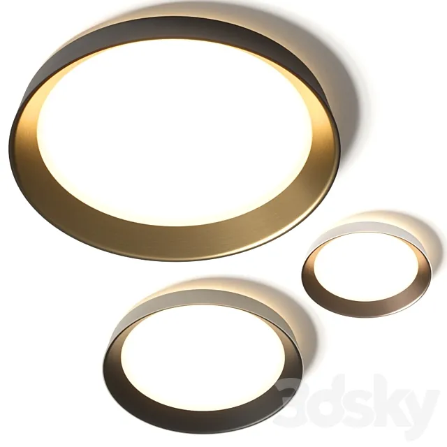 Lightnet Beam Me Up Ceiling Lamps 3D Model