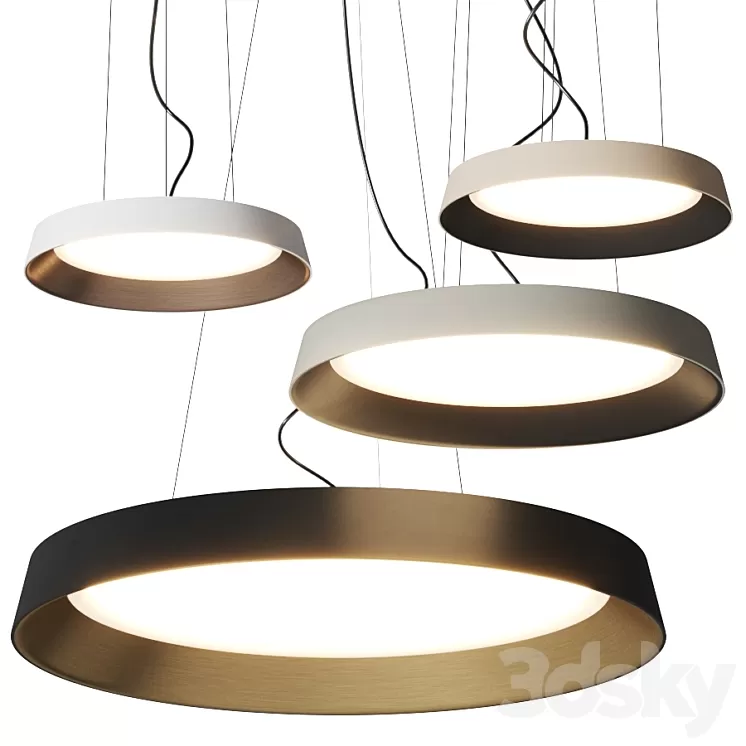 Lightnet Beam Me Up Pendant Lamps 3D Model Free