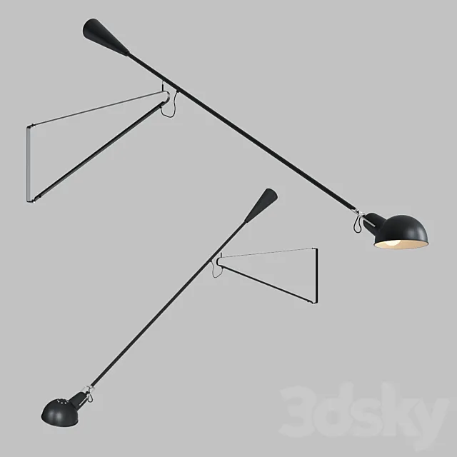 Lightology 265 PLUG IN WALL LIGHT By Paolo Rizzatto 3D Model