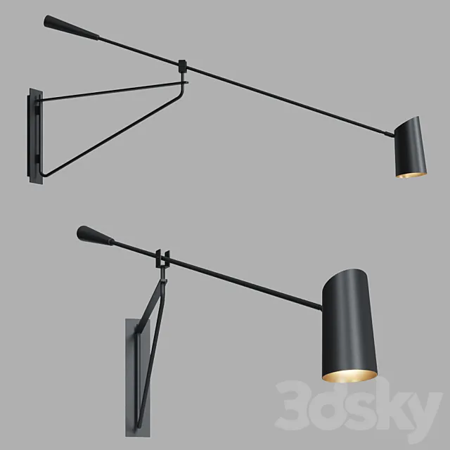 Lightology STYLUS SWING ARM WALL SCONCE By Modern Forms 3DModel