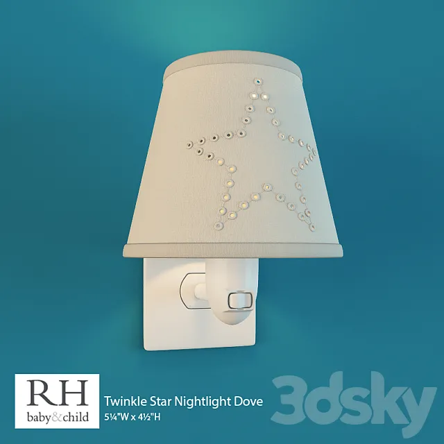 lights Twinkle Star 3D Model