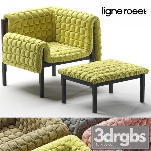 Ligne Roset Armchair 03 3D Model Free