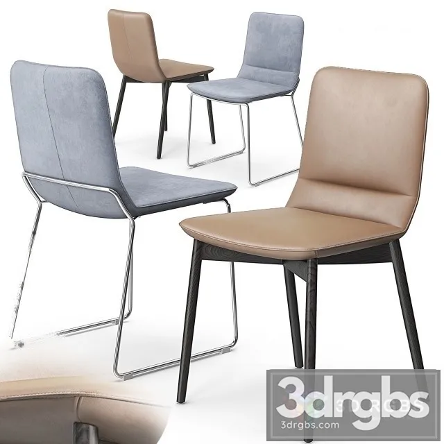 Ligne Roset Bend Chair 3D Model Free