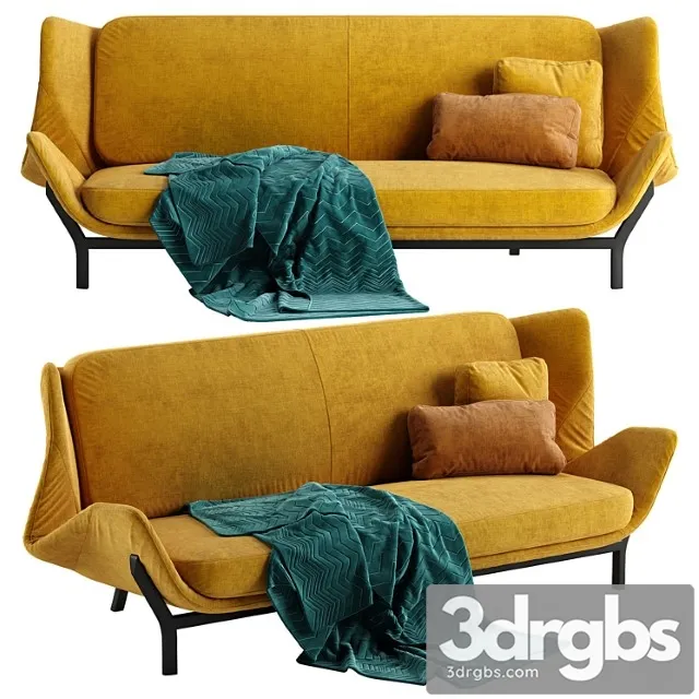 Ligne roset clam sofa 2 3D Model Free
