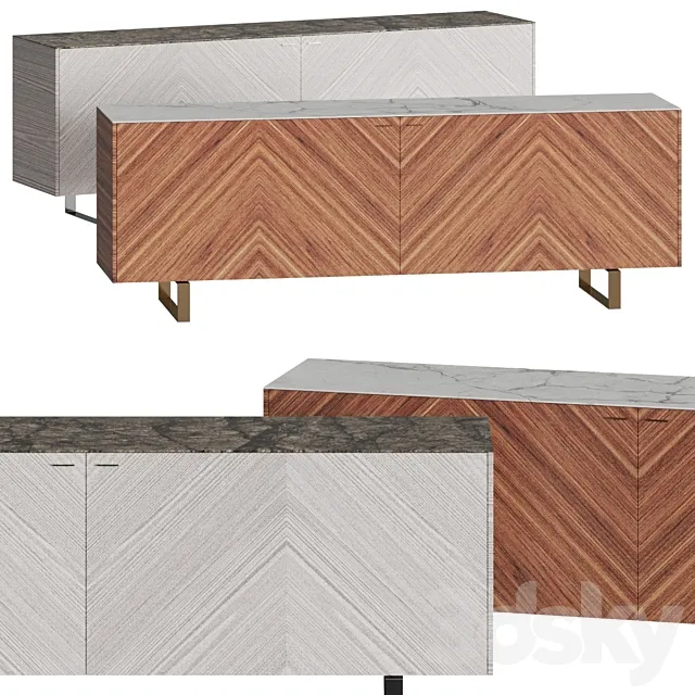 Ligne Roset Coplan 2 Sideboards 3DModel