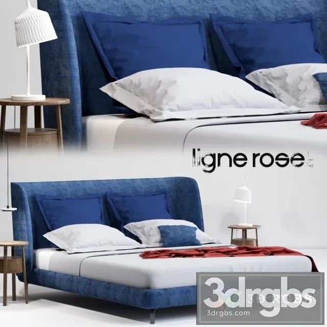 Ligne Roset Desdemone Bed 3D Model Free