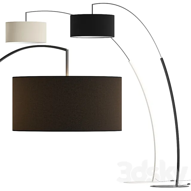 Ligne Roset Dimensions Floor Lamp 3D Model