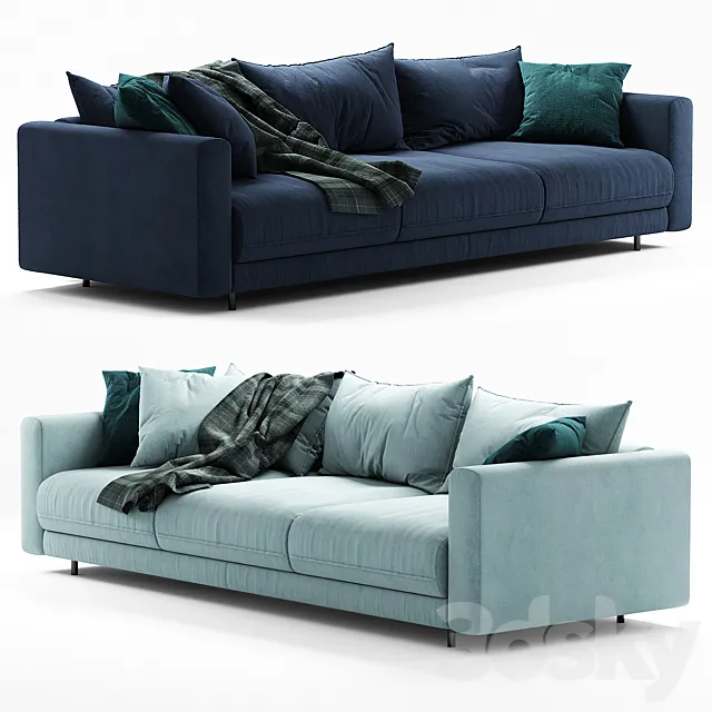 Ligne roset enki sofa 3D Model
