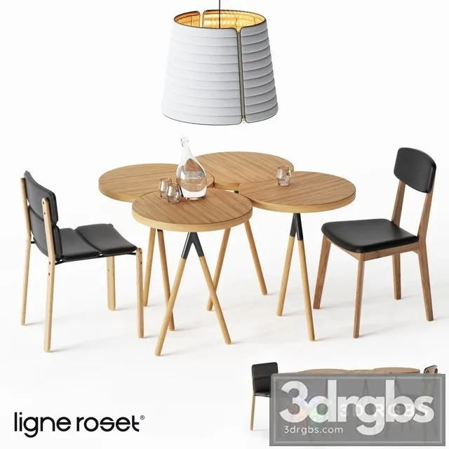Ligne Roset Set 3D Model Free
