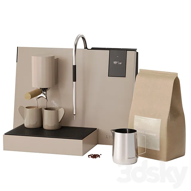 Ligre coffee machine 3D Model