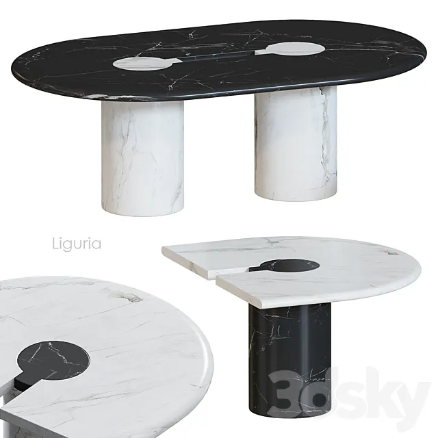 Liguria Coffee table CB2 3DModel