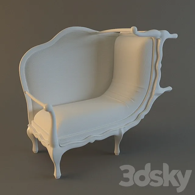 Lila jang sofa 3D Model