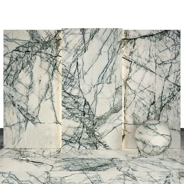 Lilac Marble 02 3D Model