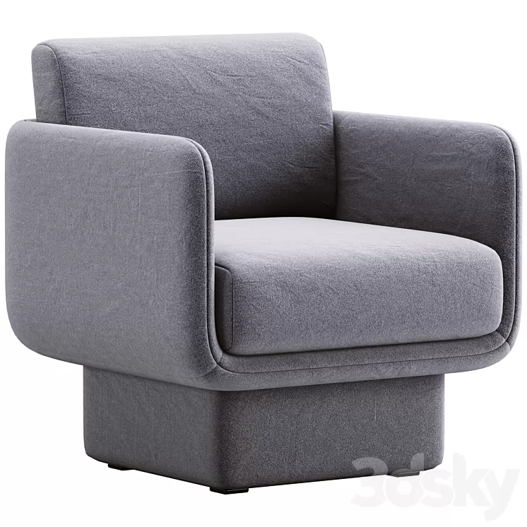 LILAS chair by Gallotti & Radice 3D Model