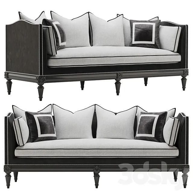 Lillian August for Hickory White - Belvedere sofa 3D Model