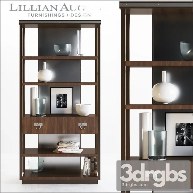 Lillian August Walker Bookcase 3D Model Free